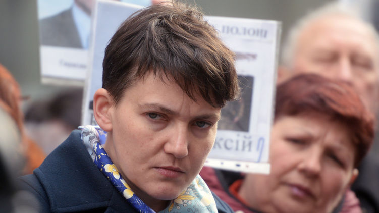 На брифинге перед допросом в СБУ от Надежды Савченко досталось топовым украинским политикам, фото: РИА Новости/Алексей Вовк