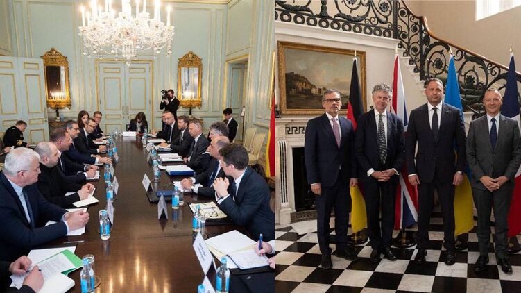 Переговорники у Лондоні. Фото: Андрій Єрмак