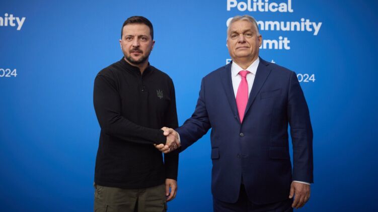 Президент України Володимир Зеленський та прем'єр Угорщини Віктор Орбан. Фото: president.gov.ua