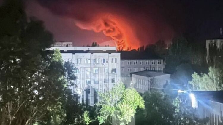 Удар по Луганску в ночь на 1-е июля