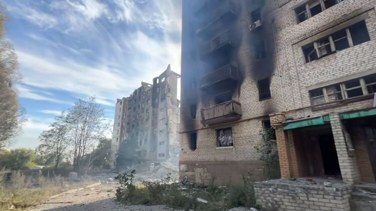 Последствия обстрелов Донбасса