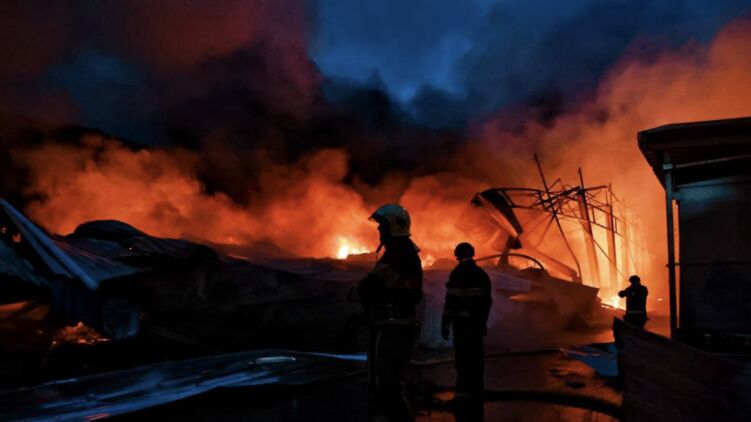 Последствия ночной атаки на Киев. Фото: Telegraf