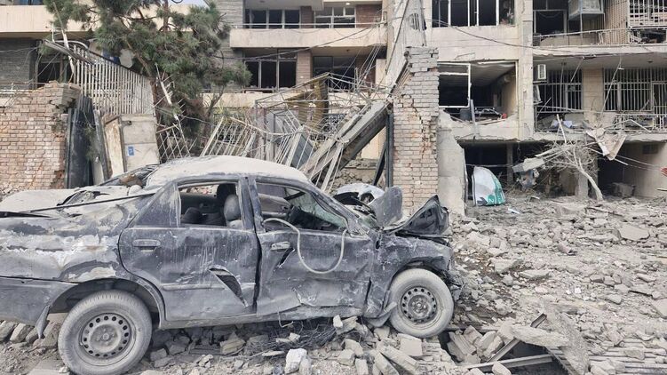 Разрушения в Тегеране после ударов США и Израиля