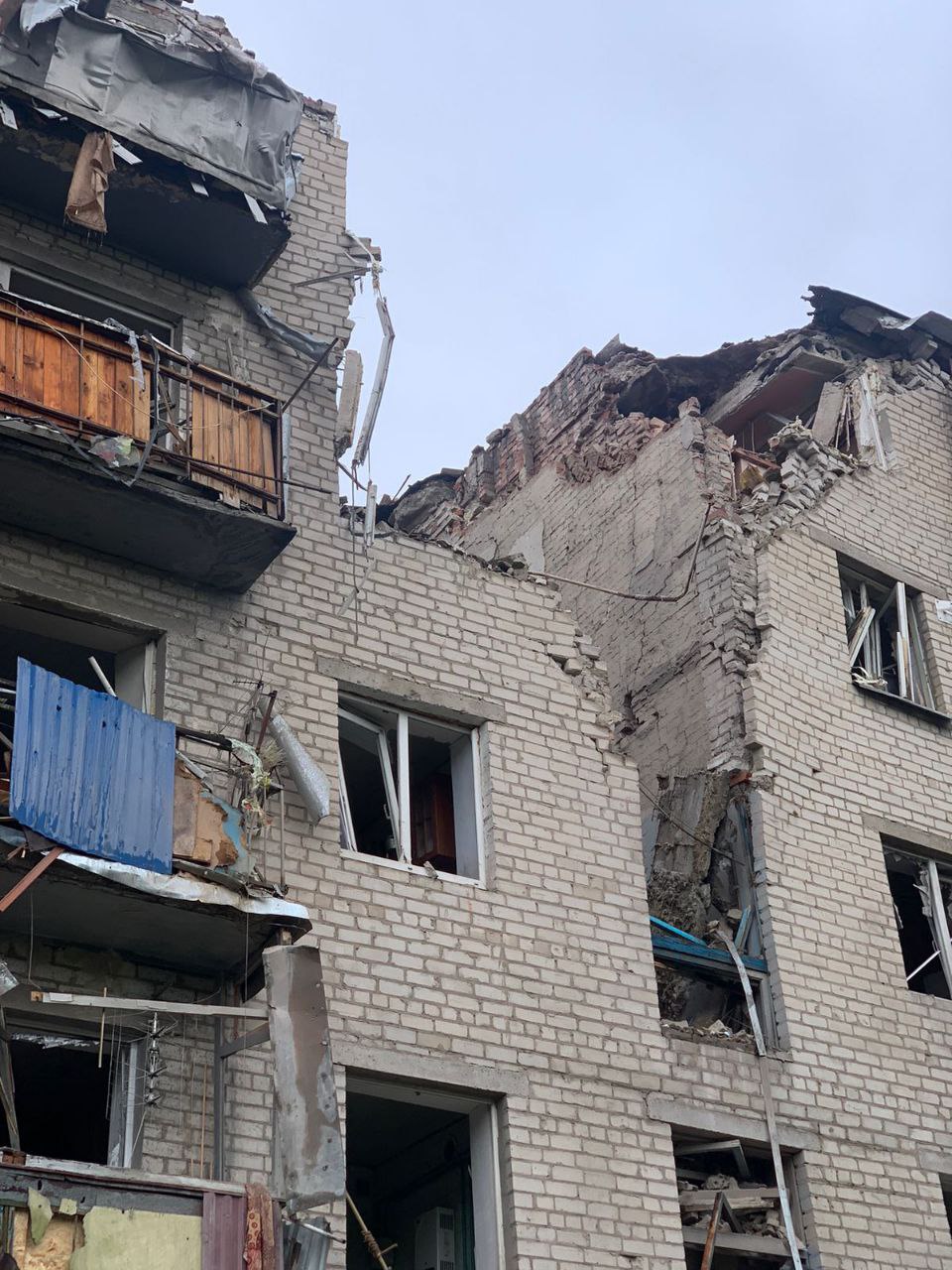 Фото последствий обстрелов Славянска 13 сентября