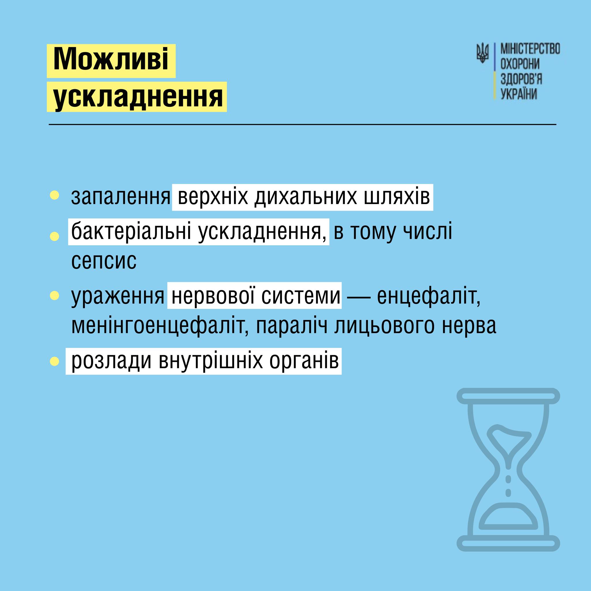 Возможные осложнения при ветряной оспе