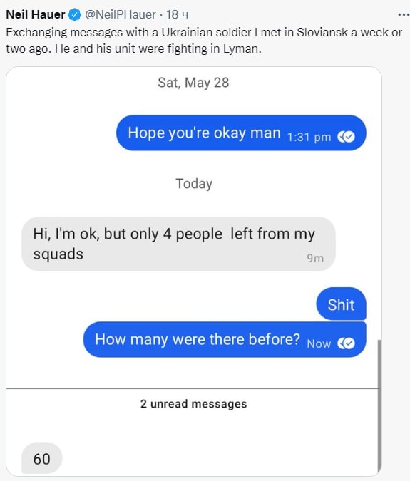 Канадский военкор Нил Хауэр сообщил, сколько военных ВСУ умирает на Донбассе