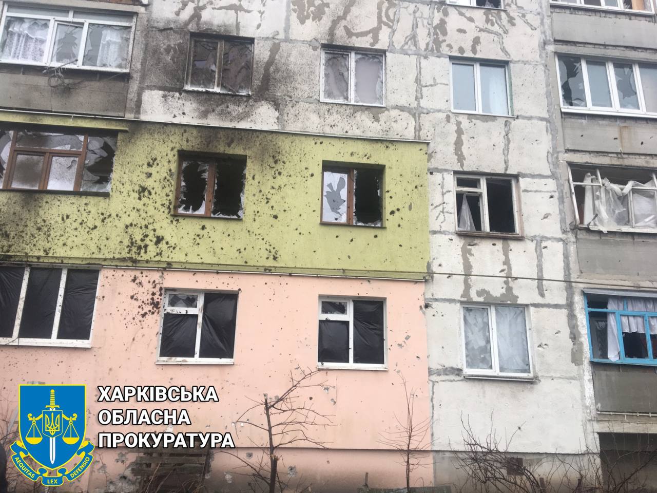 Фото последствий обстрела Купянска