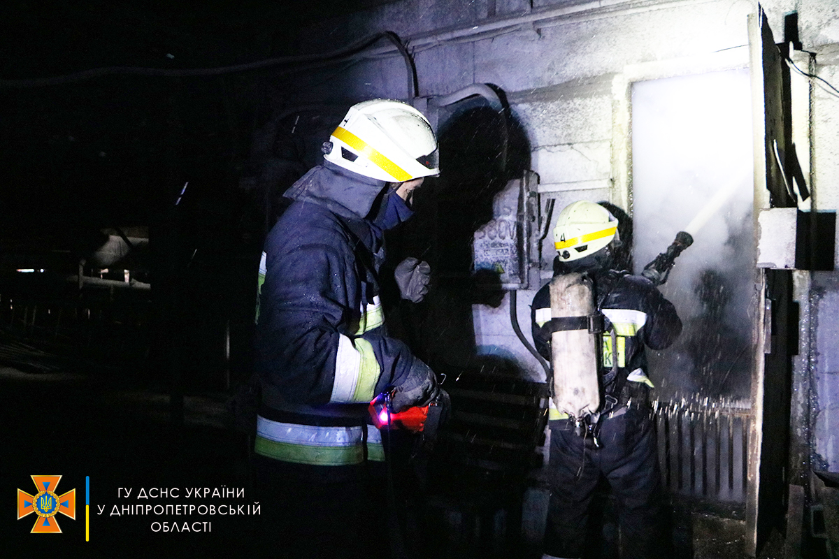 В Днепре произошел пожар на крупном металлургическом заводе
