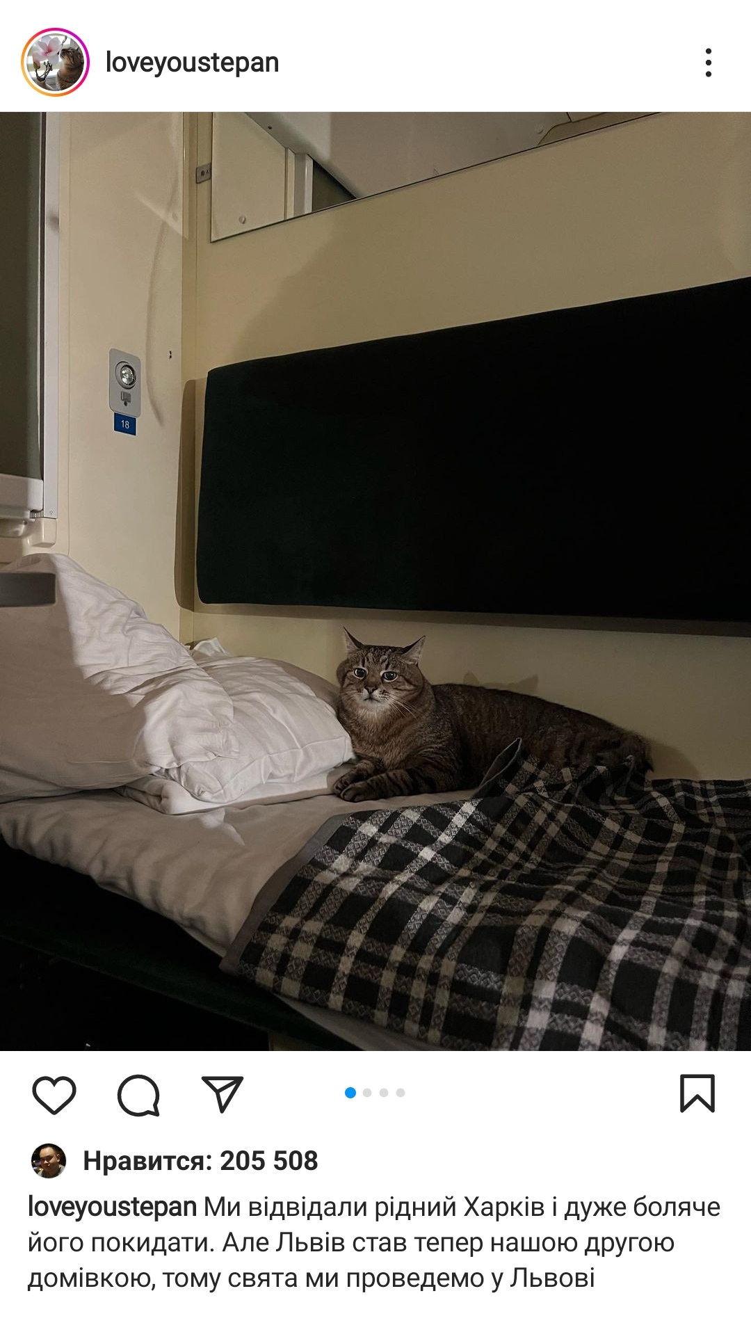 скрин с  Instagram