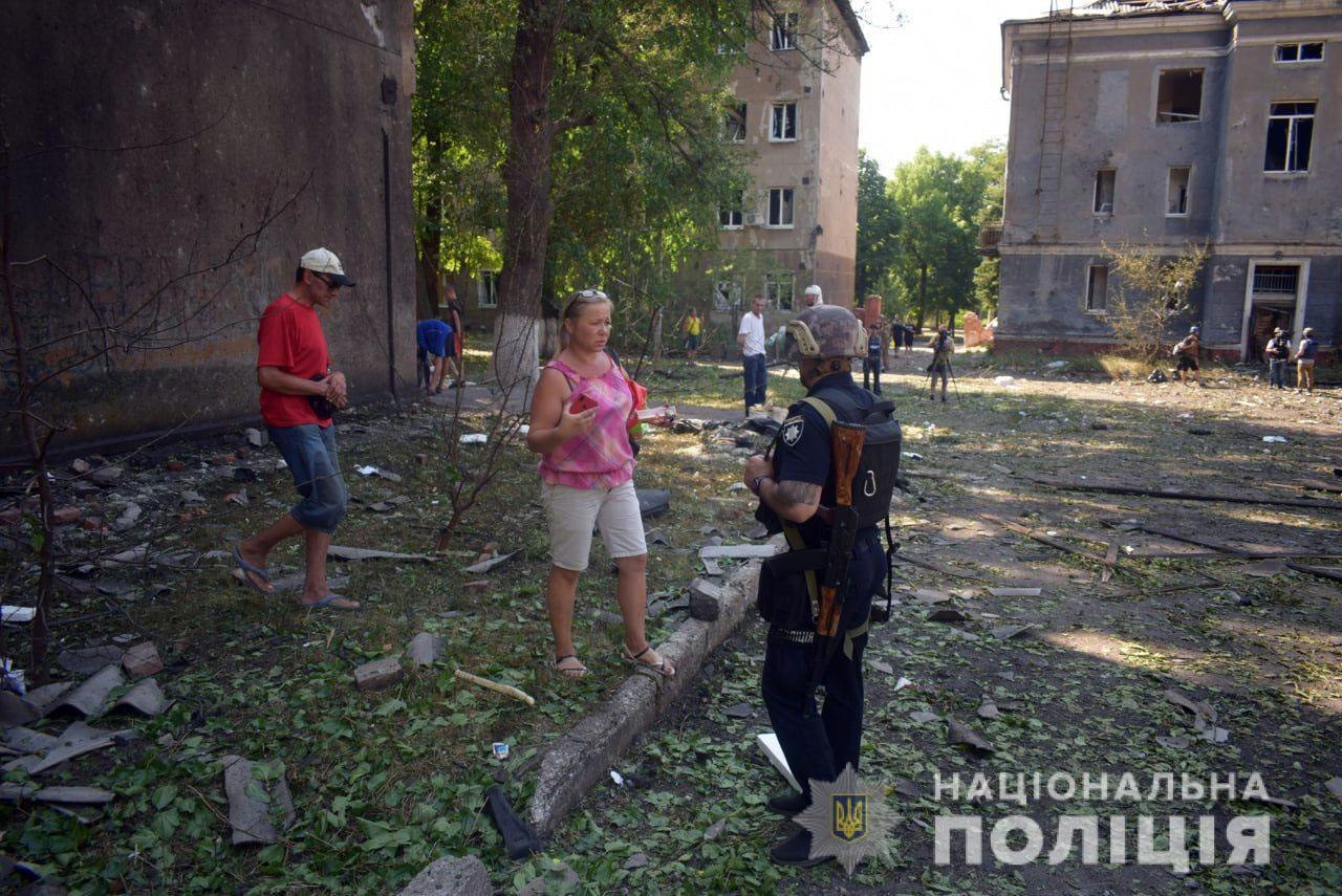 Последствия ракетного удара по Краматорску