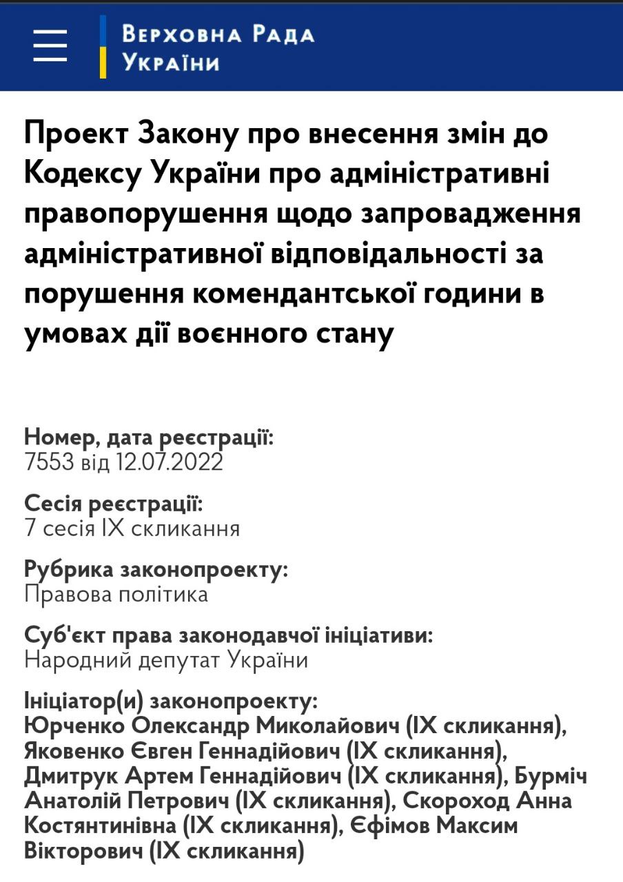 Нарушителей комендантского часа ждут штрафы