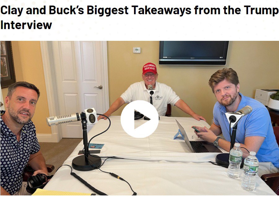 Скриншот The Clay Travis & Buck Sexton Show