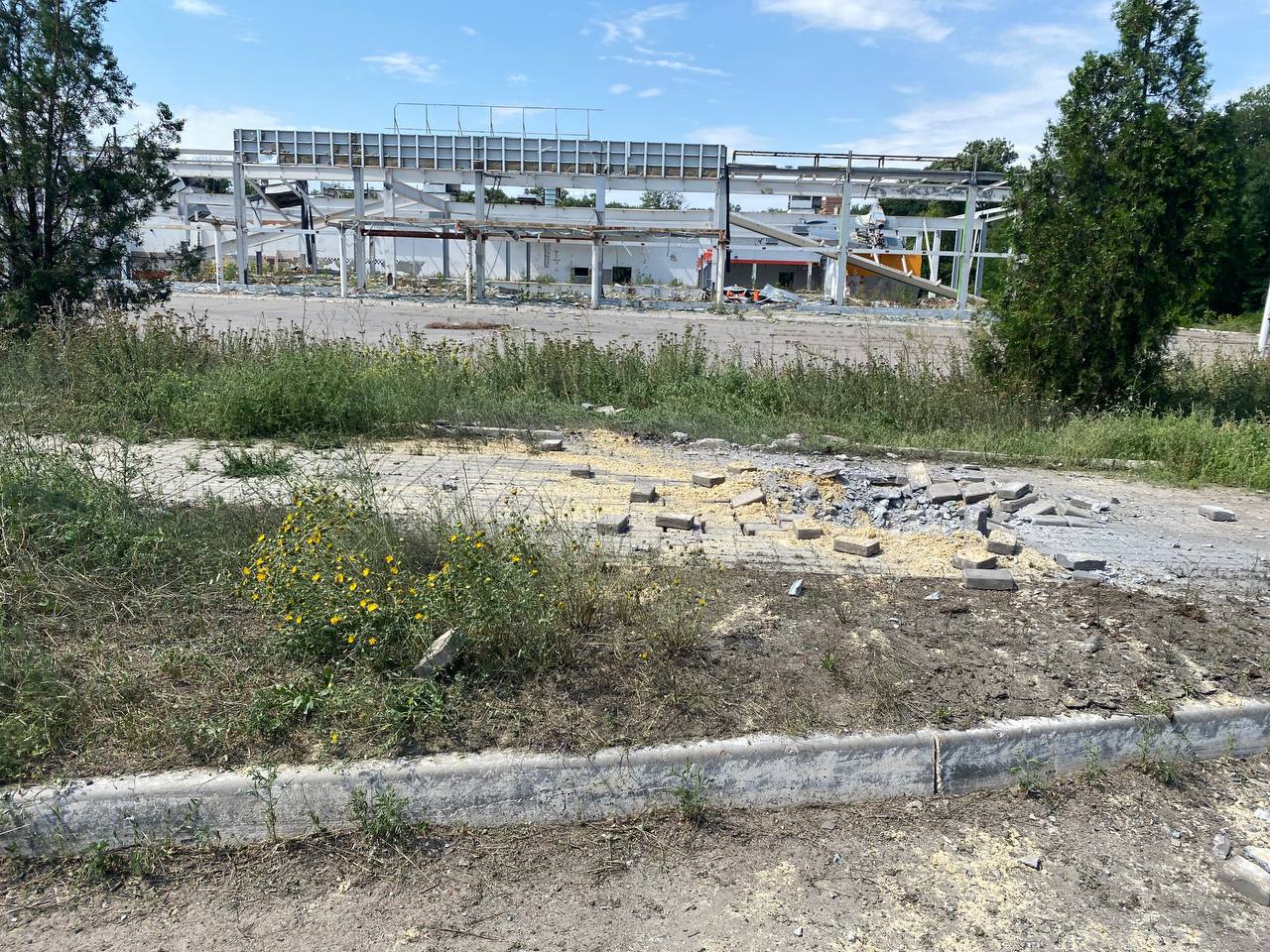 Прилеты в Горловке