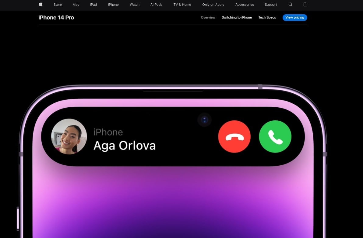 На презентации нового iPhone 14 на него звонит девушка с русской фамилией