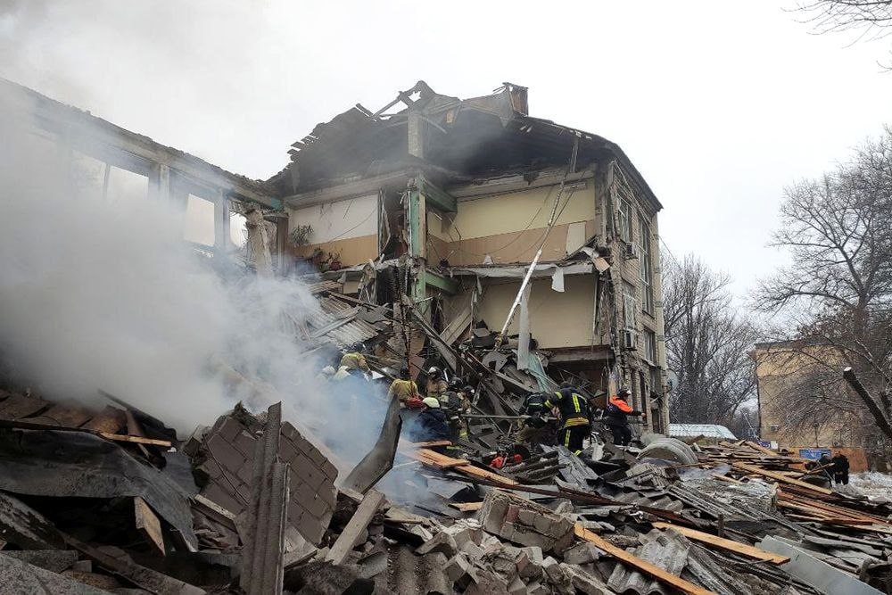 наслідки обстрілу Донецька