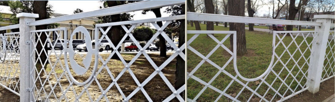 В Измаиле демонтировали профиль Пушкина из ограды