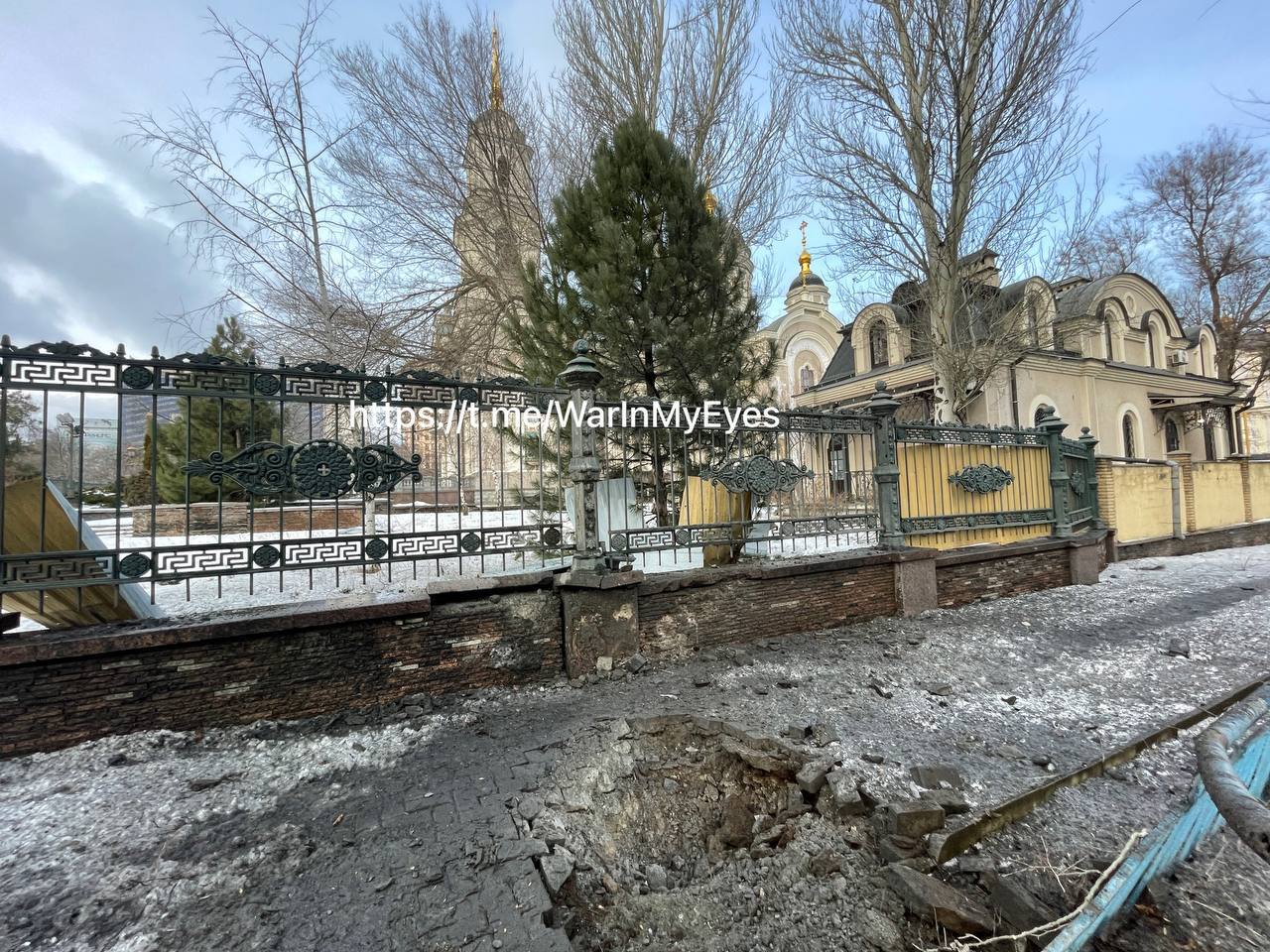 Наслідки обстрілу Донецька