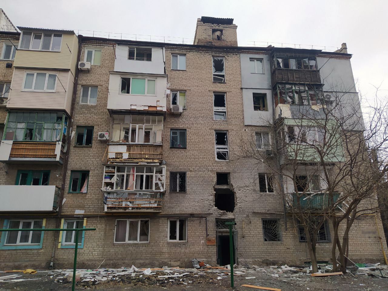 Обстрел Херсона