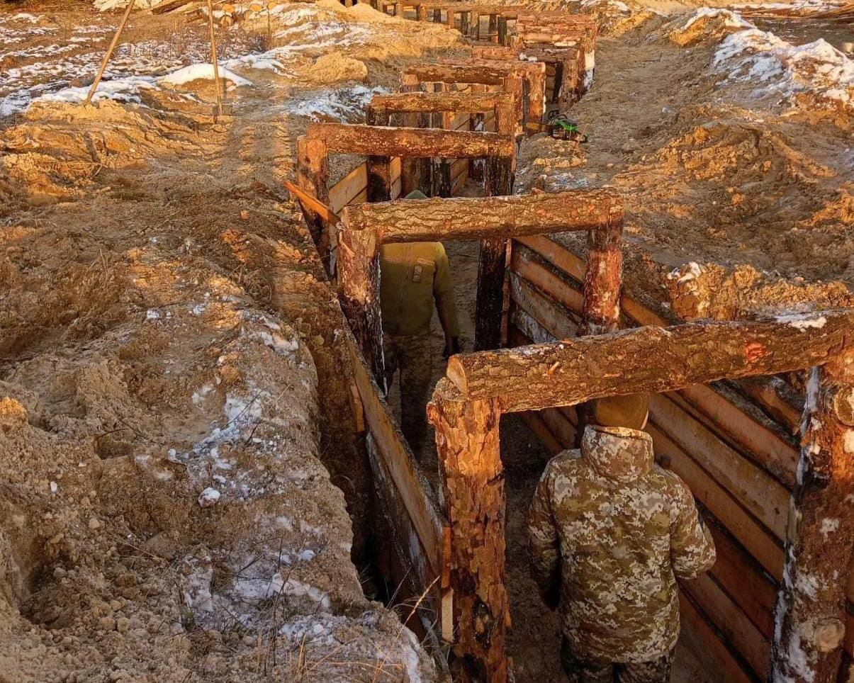 Украина укрепляет границу с Беларусью