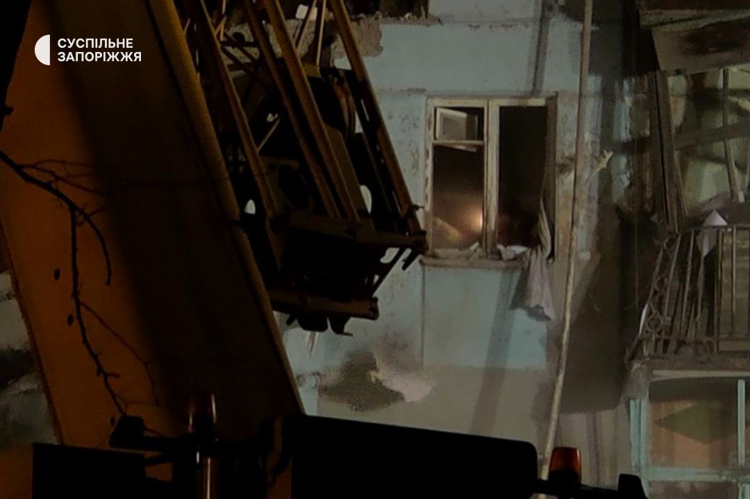 Разбор завалов в Запорожье