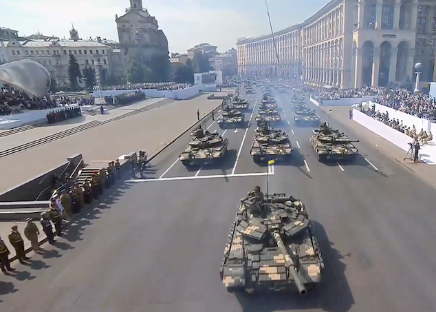 танки на Крещатике 