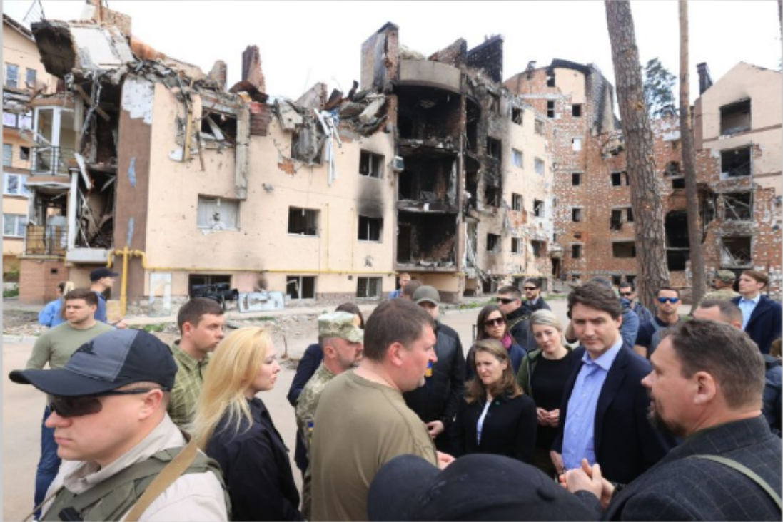 Джастин Трюдо посетил Ирпень