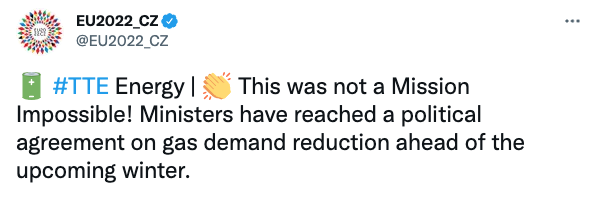 ЕС сократит потребление газа