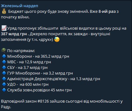 Бюджет Украины 2022 года с начала войны перепишут 8 раз