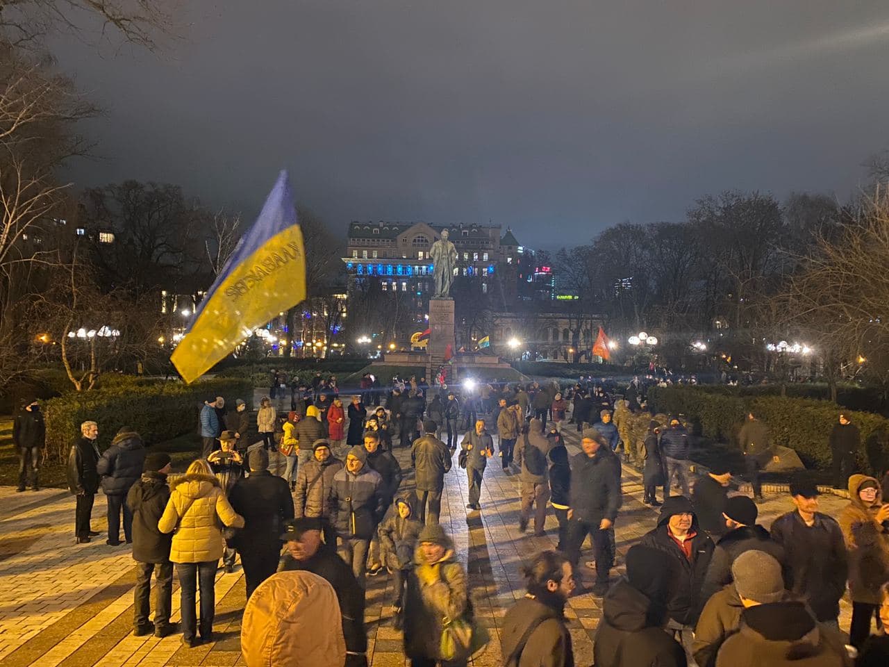 парк Шевченко в Киеве 1-01-2021