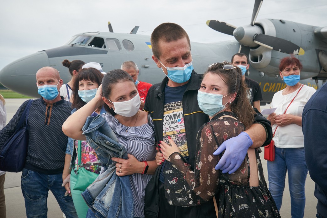 Один из вернувшихся на родину моряков. Фото: president.gov.ua