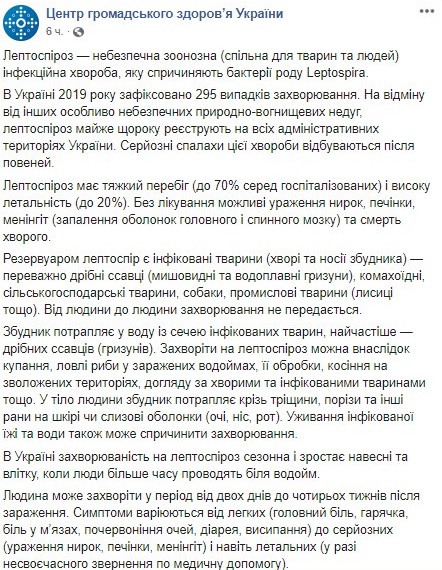 Врачи рассказали, как избежать смертельного заболеавания лептоспироз, которое передается от крыс