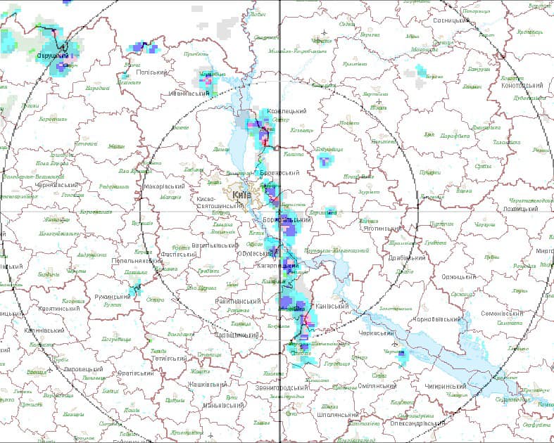 синоптик показала, где в Украине особенно активная атмосфера. Скриншот из фейсбука Диденко