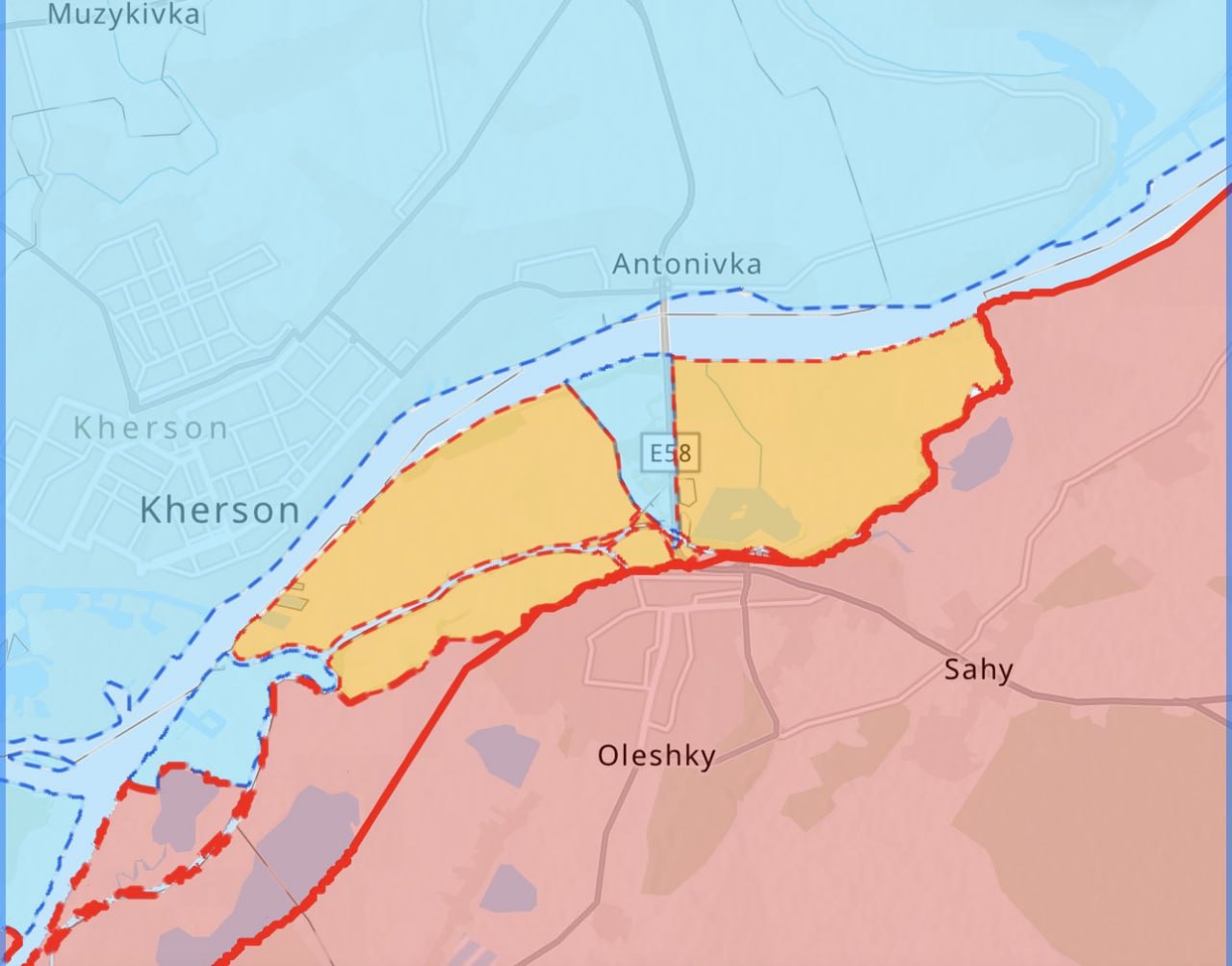 Военные блогеры опровергают наличие плацдарма ВСУ на левобережье Днепра под Херсоном