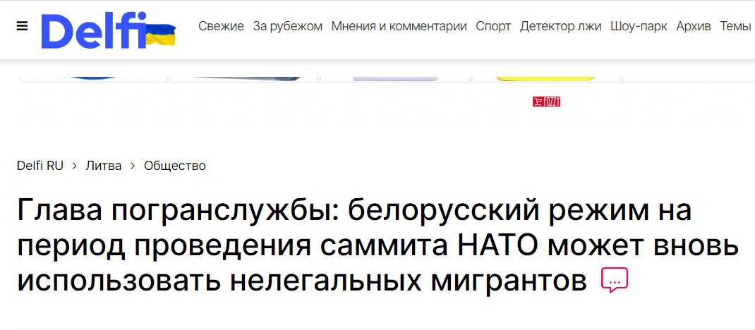 Білорусь може використати нелегальних мігрантів проти Литви