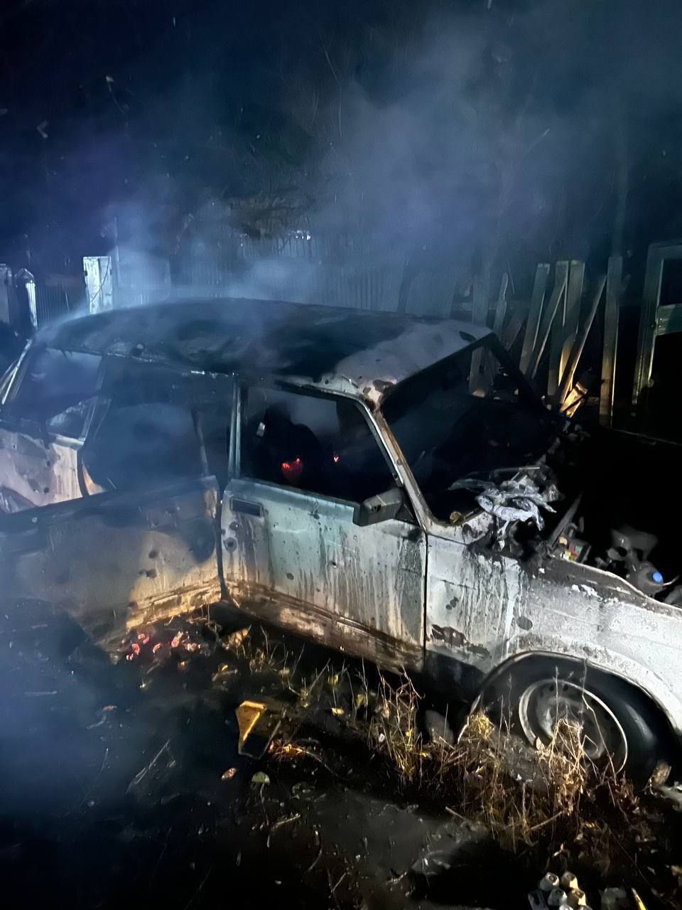 Последствия обстрела Харькова