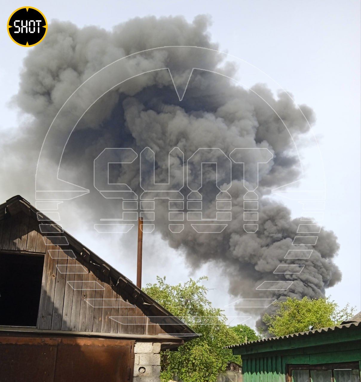 пожар в Брянской области