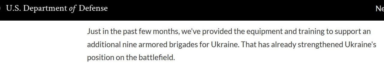 число бронетанкових бригад ЗСУ, які оснастили та навчили західні союзники