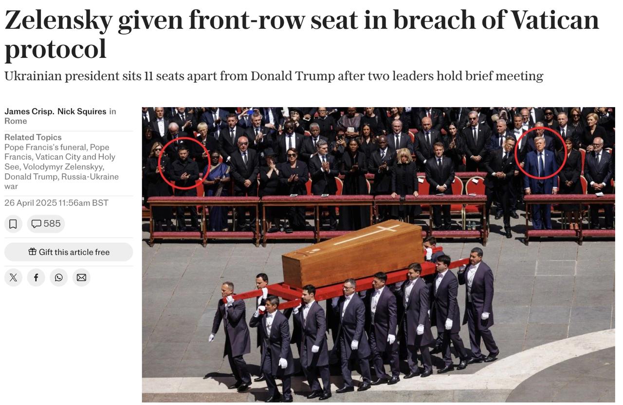 Снимок заголовка на telegraph.co.uk