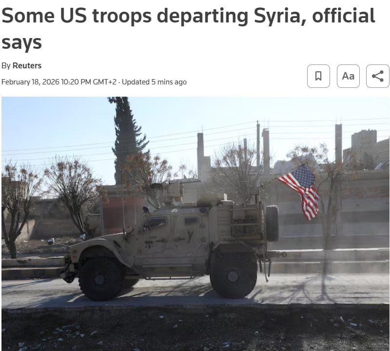 Знімок заголовку на wsj.com &ndash; США виводять військових із Сирії