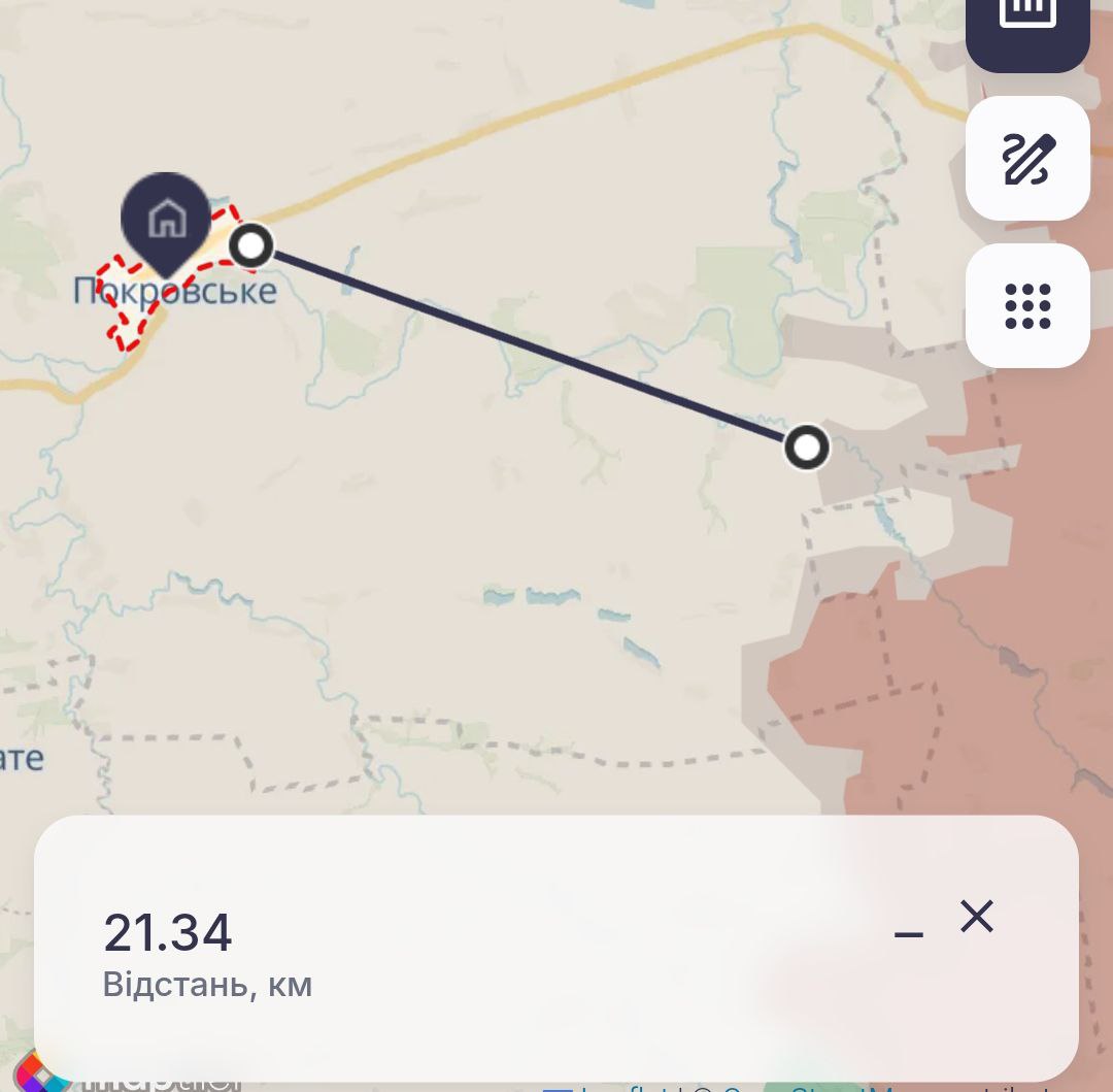 Карта боевых действий. Источник - Телеграм