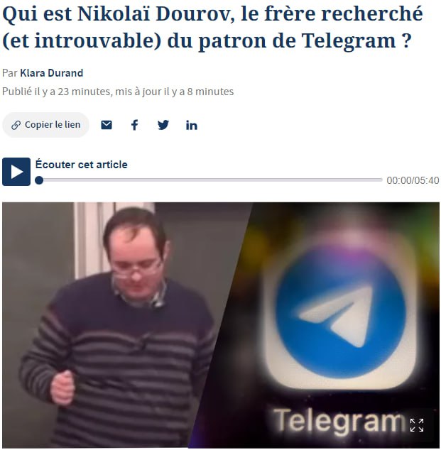 Знімок заголовка у Le Figaro