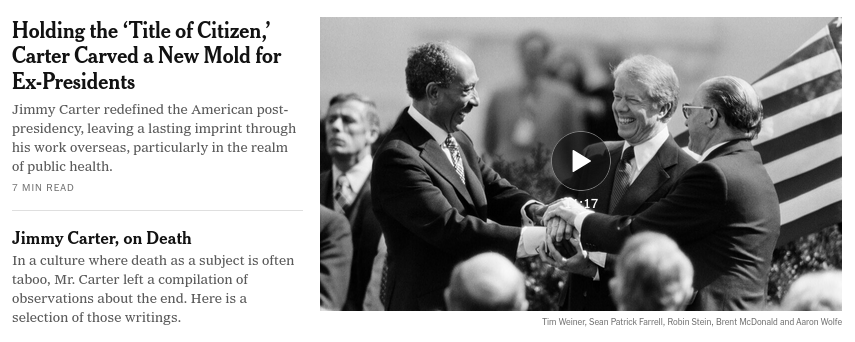 Заголовок на nytimes.com