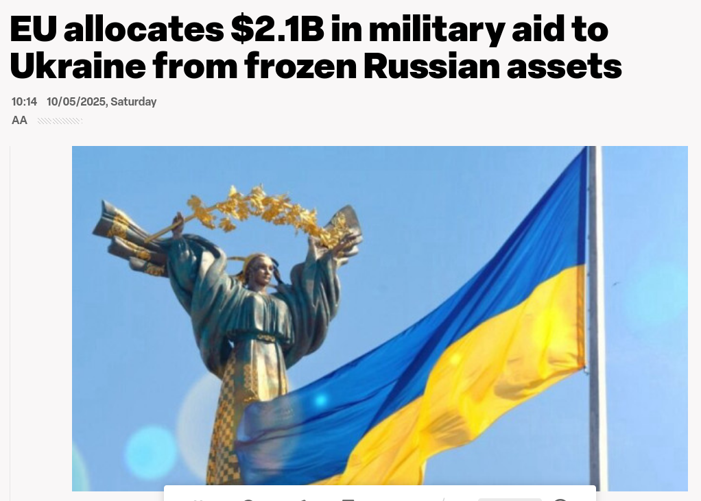 Снимок заголовка на yenisafak.com