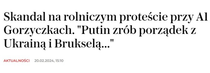 Снимок заголовка в Gazeta Wyborca