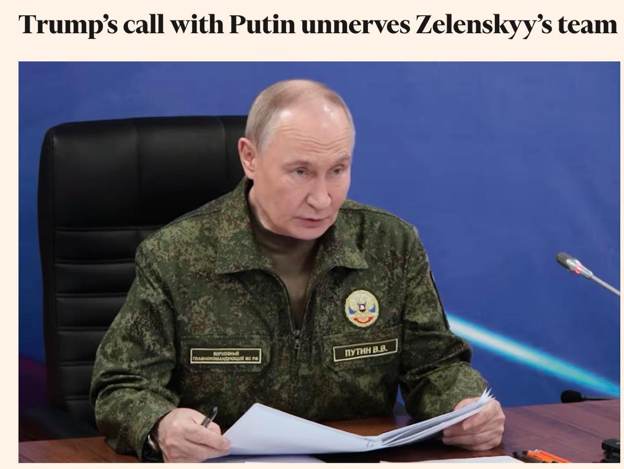 Снимок заголовка ft.com - Советники отговаривали Зеленского от встречи с Трампом